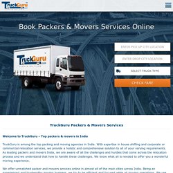 TruckGuru Online Packers and Movers, Moving Company all India