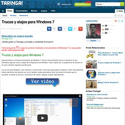 Trucos Windows 7 (recopilación de trucos)