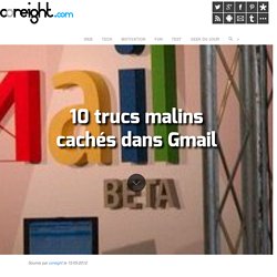 10 trucs malins cachés dans Gmail