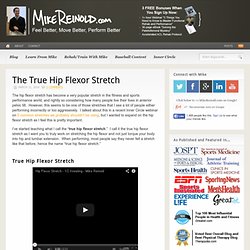 The True Hip Flexor Stretch