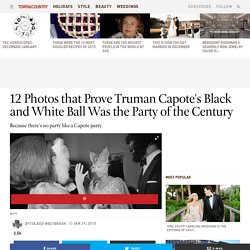 Truman Capote's Black And White Ball - The Black And White Ball At The Plaza Hotel