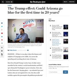 The Trump effect: Could Arizona go blue for the first time in 20 years?