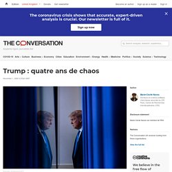 Trump : quatre ans de chaos