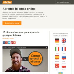 10 truques para aprender qualquer idioma - Babbel.com