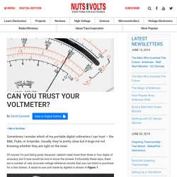 Can You Trust Your Voltmeter?