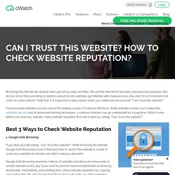 Top 3 Tips to Check Website Reputation: Can I Trust This Website