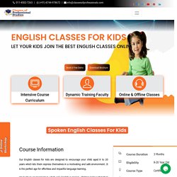 Most Trusted English Classes For Kids in Delhi [Online]