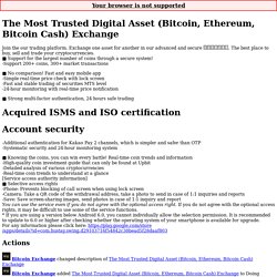 The Most Trusted Digital Asset (Bitcoin, Ethereum, Bitcoin Cash) Exchange on 비트코인 레버리지