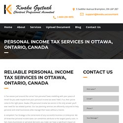 Trusted Personal Income Tax Services in Ottawa, Ontario, Canada