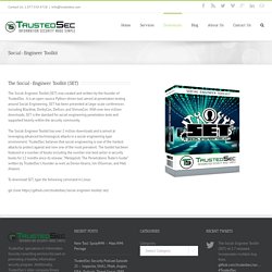 Social-Engineer Toolkit - TrustedSec - Information Security