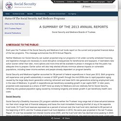 Trustees Report Summary