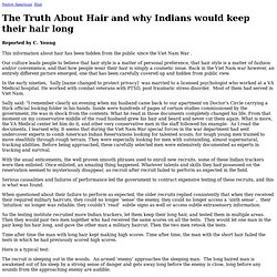 The Truth About Hair and why Indians would keep their hair long