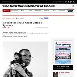 He Told the Truth About China’s Tyranny by Simon Leys