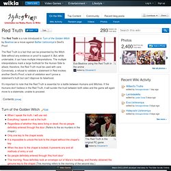 Red Truth - Umineko no Naku Koro ni Wiki