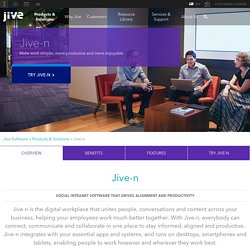 Try Jive for Teams Collaboration Software - Free 30-Day Trial