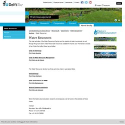 TU Delft: Water Resources