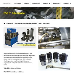 C50 5" Tube Beveler machine - Hautau