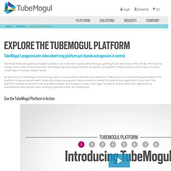 TubeMogul Home Page