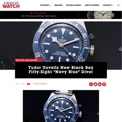 Tudor Unveils New Black Bay Fifty-Eight "Navy Blue" Diver