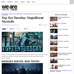 Top Ten Tuesday: Magnificent Musicals