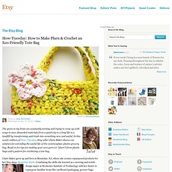 How to Make Plarn & Crochet an Eco-Friendly Tote Bag