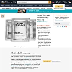 Happy Tuesdays Rave Recovery Packs (5): Amazon.co.uk: Health & Personal Care