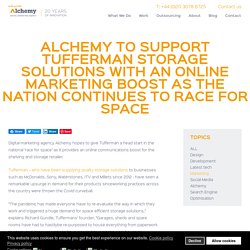 Alchemy to Support Tufferman for Digital Marketing Boost - Alchemy Interactive