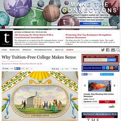 Why Tuition-Free College Makes Sense