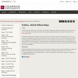 Tuition, Aid & Fellowships