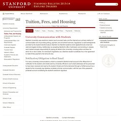 Stanford Costs