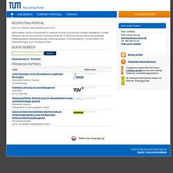 Job- und Praktikabörse
