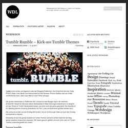 Tumblr Rumble – Kick-ass Tumblr Themes