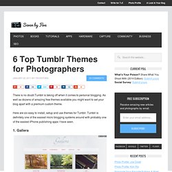 6 Top Tumblr Themes for Photographers : Seven by Five