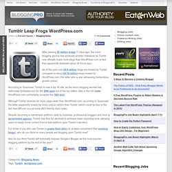 Tumblr Leap Frogs WordPress.com