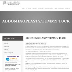 Mini Tummy Tuck/Abdominoplasty at La Jolla, San Diego