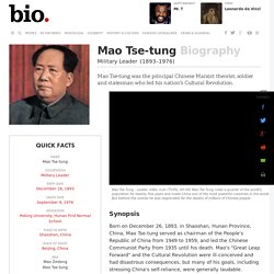 Mao Tse-tung Biography