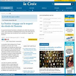 La Tunisie s'engage sur le respect des droits de l'homme - Monde - la-Croix.com