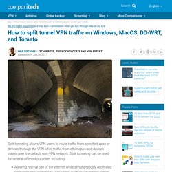 How to split tunnel VPN traffic on Windows, MacOS, DD-WRT & Tomato