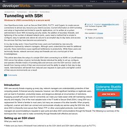Tunneling with SSH