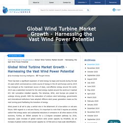 Global Wind Turbine Market Growth-Harnessing the Vast Wind Power Potential