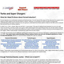 Turbo and Super Chargers