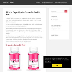 Turbo Fit Pro Funciona? Descubra →[Como Eu Perdi 8 KG]