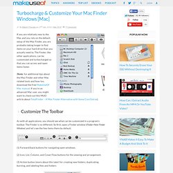 Turbocharge & Customize Your Mac Finder Windows [Mac]