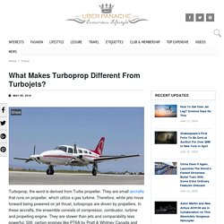 What Makes Turboprop Different From Turbojets - UberPanache