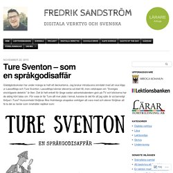 Ture Sventon – som en språkgodisaffär