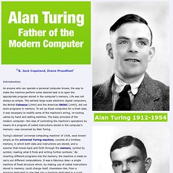 Turing, Father of the Modern Computer