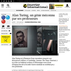 Alan Turing, un génie méconnu par ses professeurs