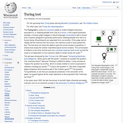Turing test