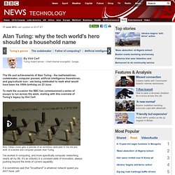 Alan Turing: why the tech world's hero should be a household name