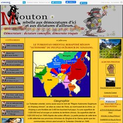 Le Turkestan Oriental rebaptisé Région "autonome" du peuple ouïghour du Xinjiang. - Le mouton rebelle